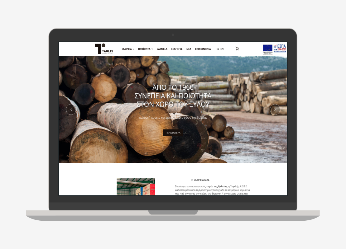 κατασκευή ιστοσελίδας Taglis