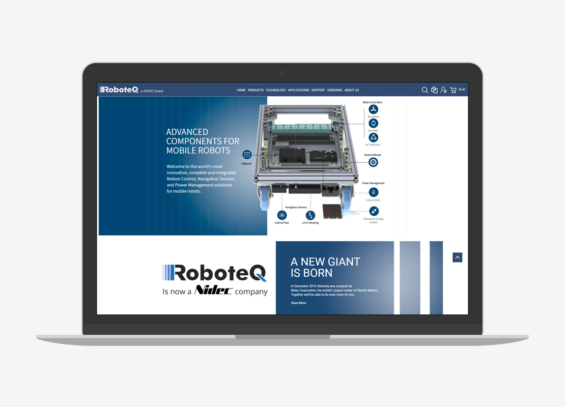 κατασκευή ιστοσελίδας Roboteq